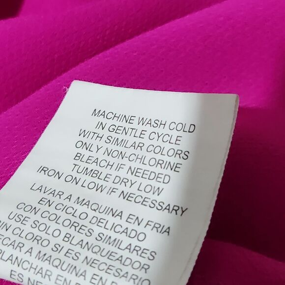 Twine And String Top Size Small Pink Sheer Sleeveless Back Buttons Lightweight - Picture 10 of 10